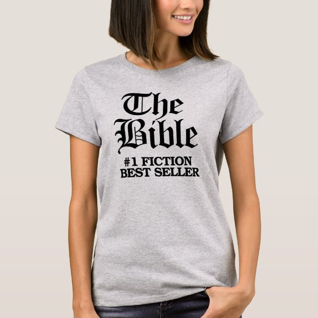 CAMISETA LA BIBLIA: #1 FICHA MEJOR VENDEDOR (Anverso)