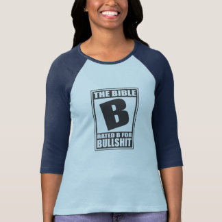 Camiseta La biblia B clasificado para el Bullshit