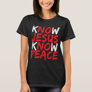 Camiseta La Biblia Cristiana Jesús Verse la Escritura Conoc