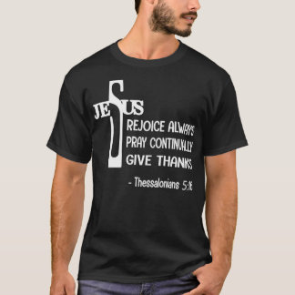 Camiseta La Biblia Cristiana se regocija siempre contra el