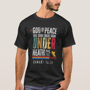 Camiseta La Biblia Cristiana Verse El Dios De La Paz Pronto