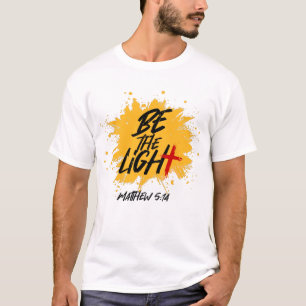 Camiseta La Biblia Cristiana Verse El Mateo Luz 5:14