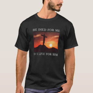 Camiseta La Biblia Cristiana Verse Jesús Murió Por Mí Relig