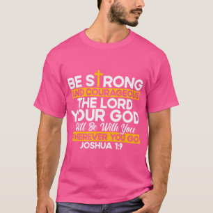 Camiseta La Biblia Cristiana Verse Joshua 19 Cross