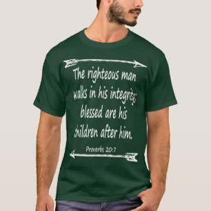 Camiseta La Biblia del Día del Padre Verse Tee Escritura Cr