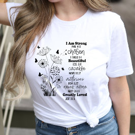 Camiseta La Biblia inspiradora versus la mujer