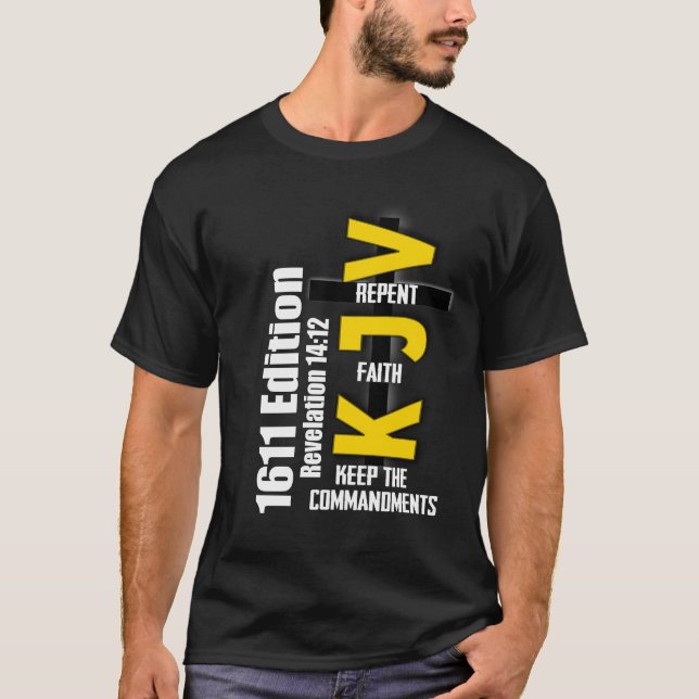 Camiseta La Biblia KJV 1611 con ropa de israelíes apocrypha (Anverso)