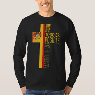 Camiseta La Biblia Religiosa Cristiana Española Versa A Esp