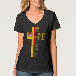 Camiseta La Biblia Religiosa Cristiana Española Versa A Esp