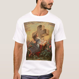 Camiseta La Biblia Santa y la Cruz