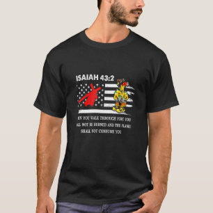 Camiseta La bíblica cruzada contra los bomberos de la línea