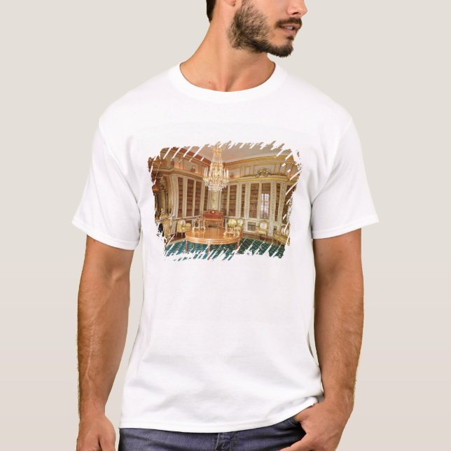 Camiseta La biblioteca de Louis XVI adornada en 1781 (Anverso)
