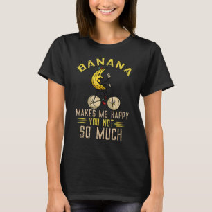 Camiseta La bicicleta bananera me hace feliz a los vegetari