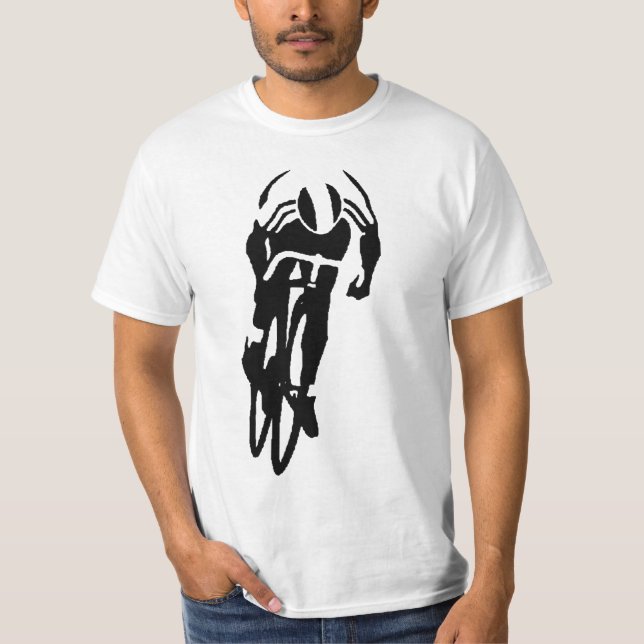 Camiseta la bicicleta, bici, patín, deporte, gimnasio, (Anverso)