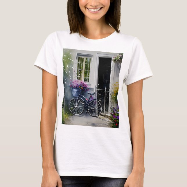 Camiseta La bicicleta de jardín (Anverso)