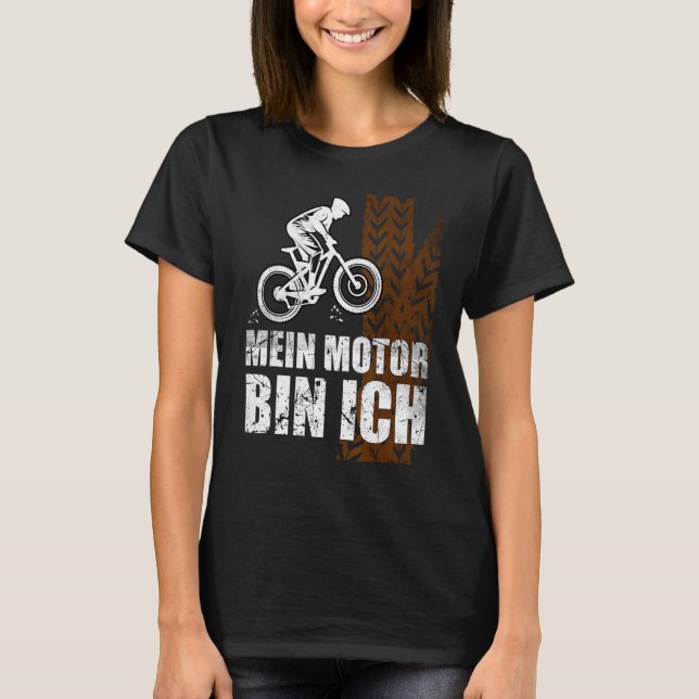 Camiseta La Bicicleta De Mi Motor Ich No Necesita Una Bicic (Anverso)