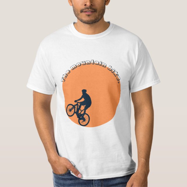 Camiseta La bicicleta de montaña. (Anverso)