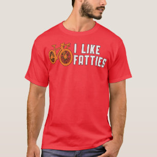 Camiseta La Bicicleta Grasa Me Gusta El Bicicleta Fatties R