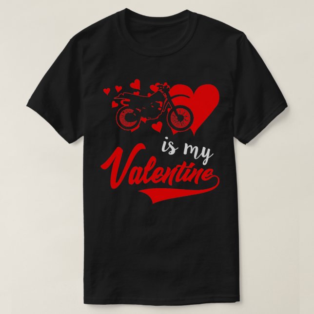 Camiseta La bicicleta sucia es mi San Valentín (Diseño del anverso)