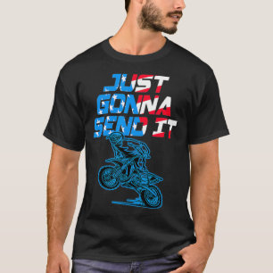 Camiseta La bicicleta sucia la enviará divertida Motocross 