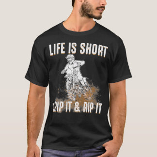 Camiseta La Bicicleta Sucia Motocross Life es corta, así qu