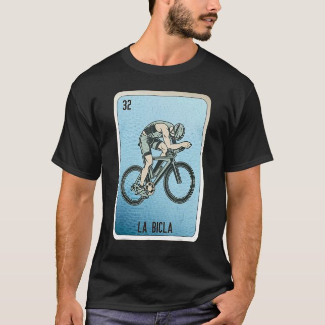 Camiseta La Bicla Mexican Slang Lottery Bingo Cards (Anverso)