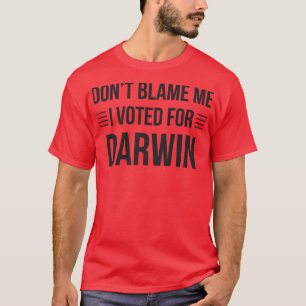 Camiseta La Biología Científica De Darwin 1 Es Una Votación