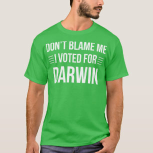 Camiseta La Biología Científica De Darwin Es Una Votación G