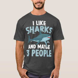 Camiseta La Biología Marina Me Gustan Los Tiburones Y Quizá