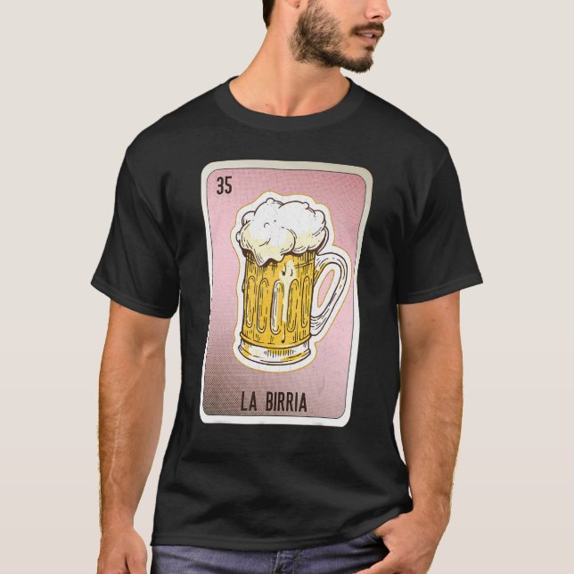 Camiseta La Birria Mexican Slang Lottery Bingo Cards (Anverso)