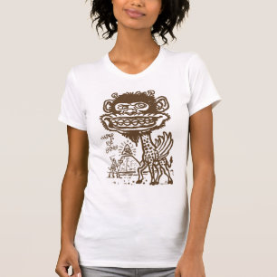 Camiseta La bizarra jirafa en Egipto