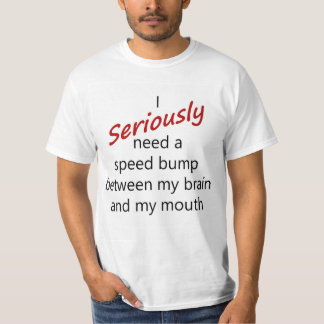 Camiseta la boca necesita el badén