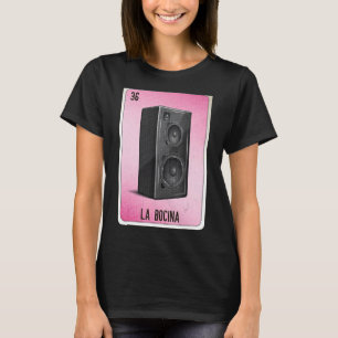 Camiseta La Bocina Cartas de Bingo de Lóloga Mexicana
