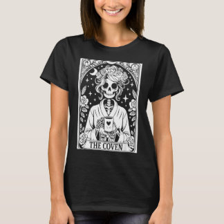 Camiseta La boda de esqueleto de la coven soltera gótica