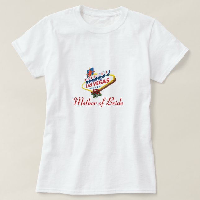 Camiseta La BODA de Las Vegas Madre de la novia Doll Tee (Diseño del anverso)