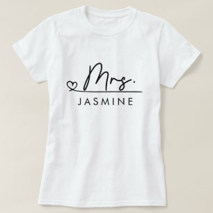 Camiseta La boda personalizada de Mrs Script