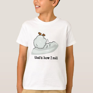 Camiseta La BOLA DE NIEVE QUE CAE, de que es cómo ruedo