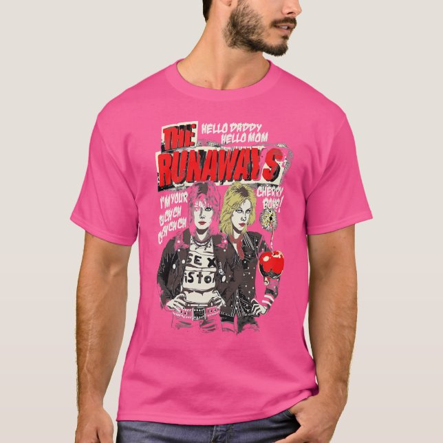 Camiseta La bomba de cerezos que corre (Anverso)