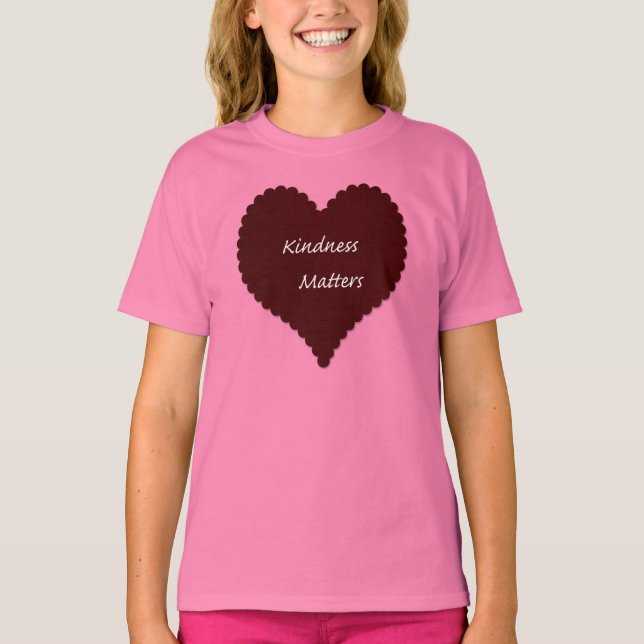 Camiseta La bondad importa el corazón (Anverso)