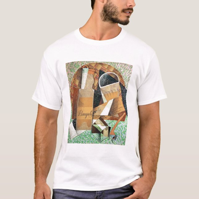 Camiseta La botella de Banyuls, 1914 (aguazo y collage) (Anverso)
