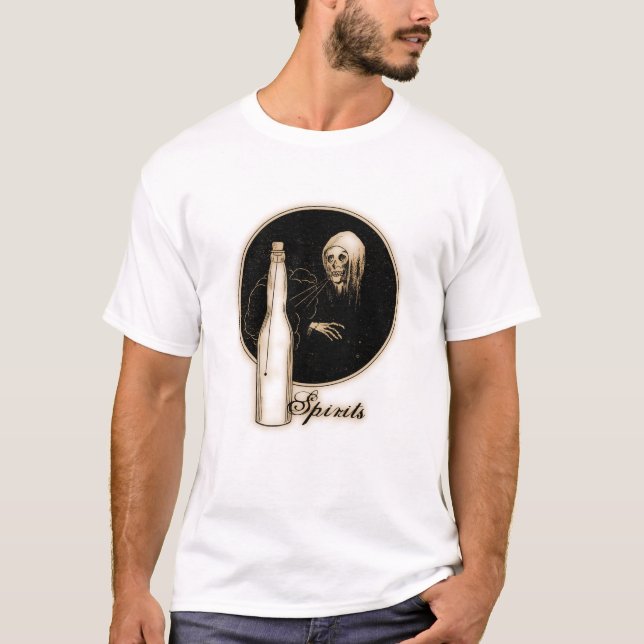 Camiseta La botella del alcohol (Anverso)