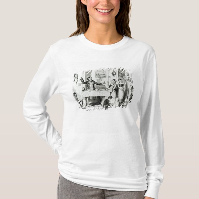 Camiseta La botella, placa I (Anverso)