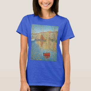 Camiseta La Boya Roja de Paul Signac, Pointillismo Vintage