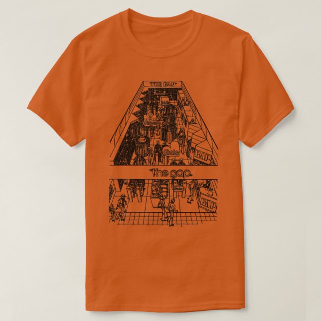 Camiseta La brecha del retro 70 (Diseño del anverso)