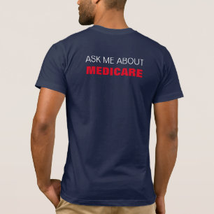 Camiseta La brigada de seguros "Pregúntame sobre Medicare"
