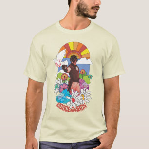 Camiseta La brigada suicida   Flores pacificadoras y sol