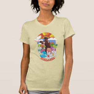 Camiseta La brigada suicida   Flores pacificadoras y sol
