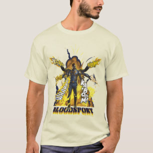 Camiseta La brigada suicida   Gráfico de acción en materi