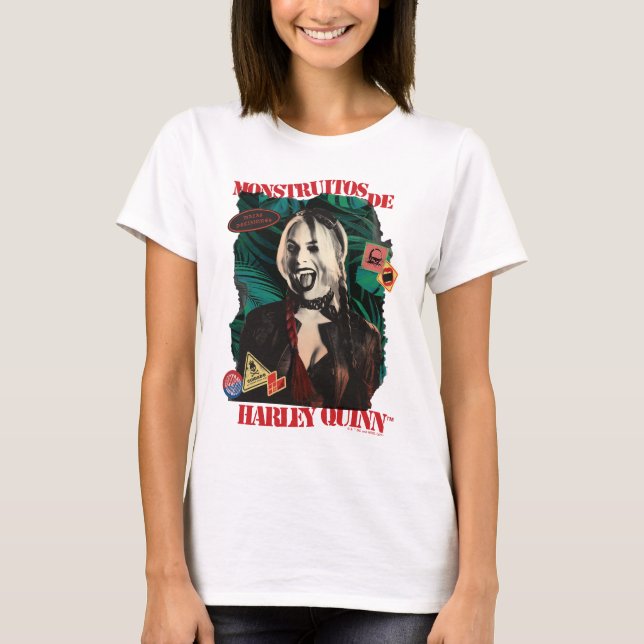 Camiseta La brigada suicida | Harley Quinn Winking (Anverso)