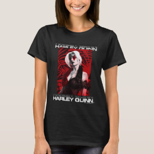 Camiseta La brigada suicida   Retrato de Harley Quinn Red F